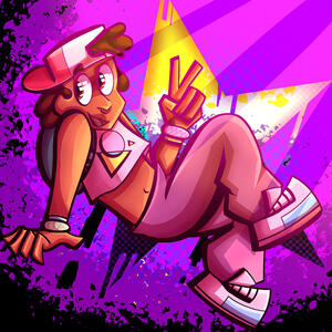 Full Body Full Shaded Art Piece Of Shep From Steven Universe