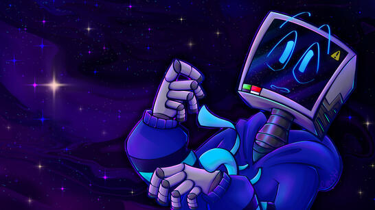 Bust Up Full Shaded Art Piece Of My Original Character Cyberix